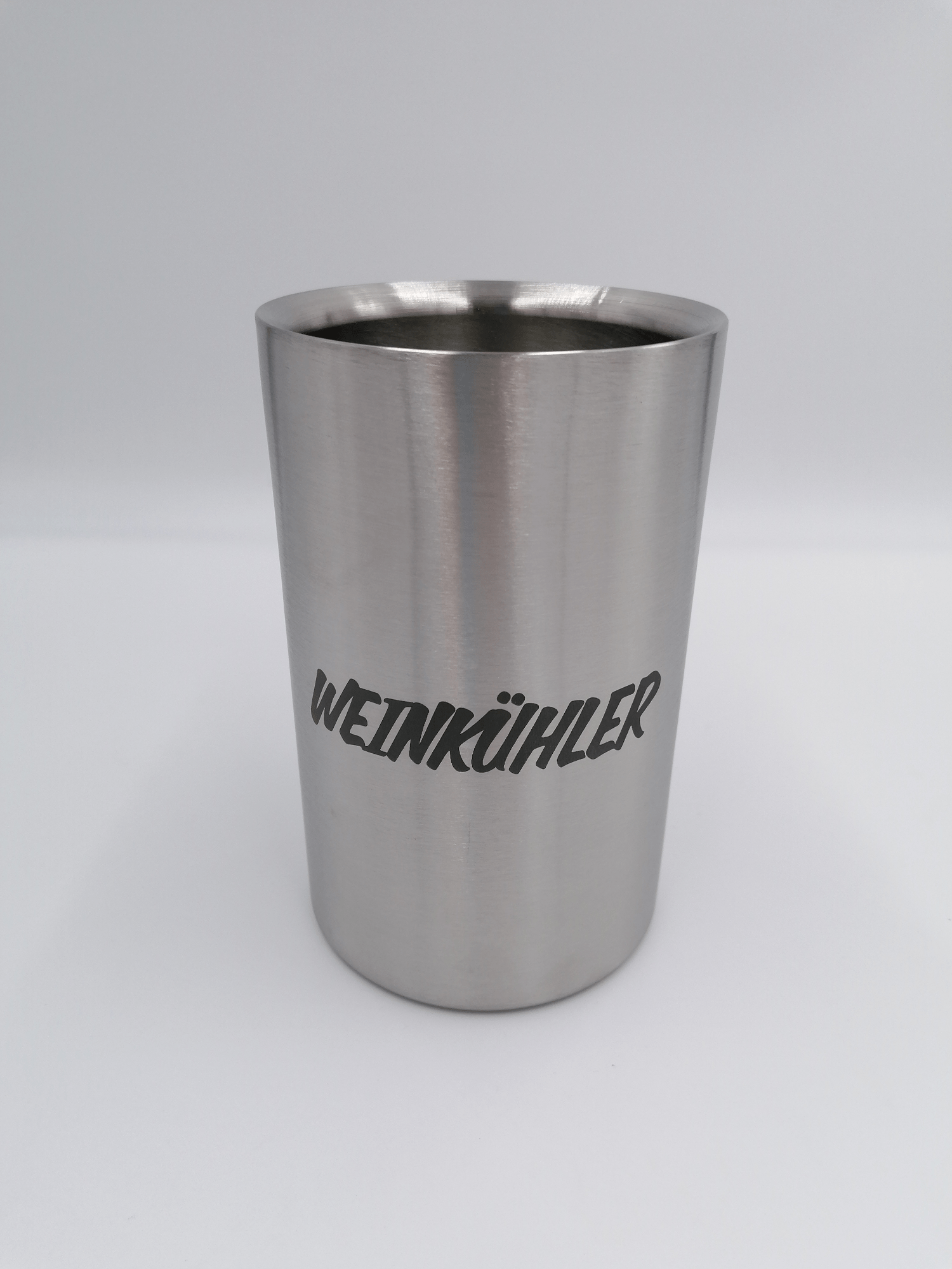 Weinkühler- Edelstahl, Lasergraviert, WEINKÜHLER